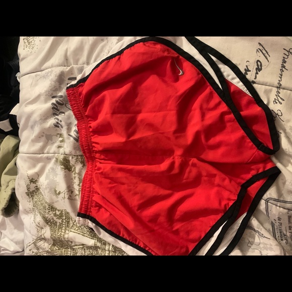 Red Nike Running Shorts - Picture 1 of 3